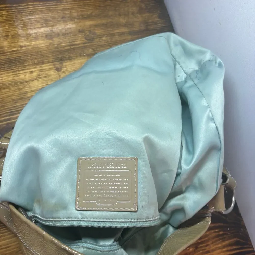 Coach Peyton Green‎ Patent Shoulder Bag